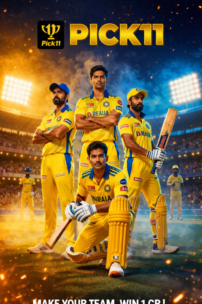 Pick11apk online fantasy gaming platform India